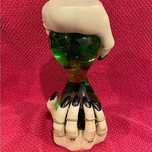 Martha Stewart Halloween Witch Hands Hourglass.